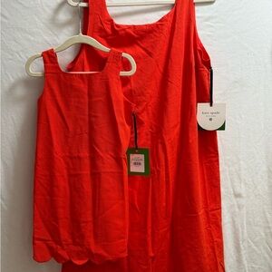Scalloped Shift Dress Bundle Women(M)Toddler(4T) Kate Spade NY x Target (NWT)